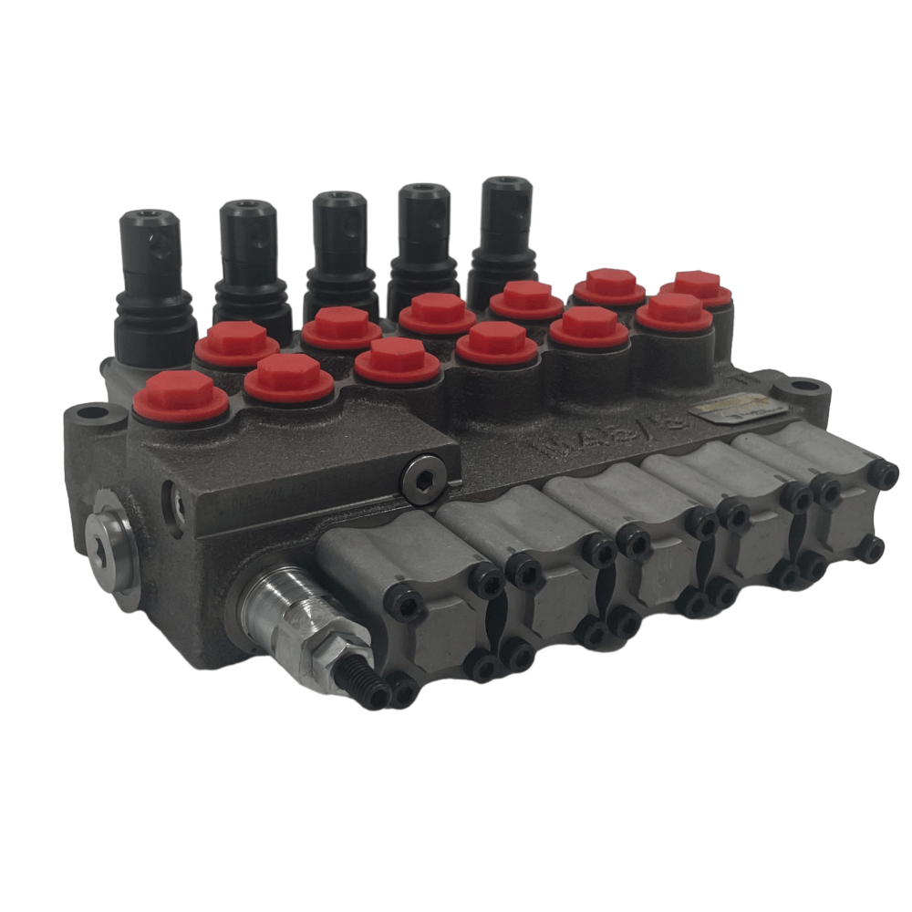 Válvula de control hidráulica de 5 bobinas abiertas HC-M45/5-IR301-(150) W002H002F001*5- AG02