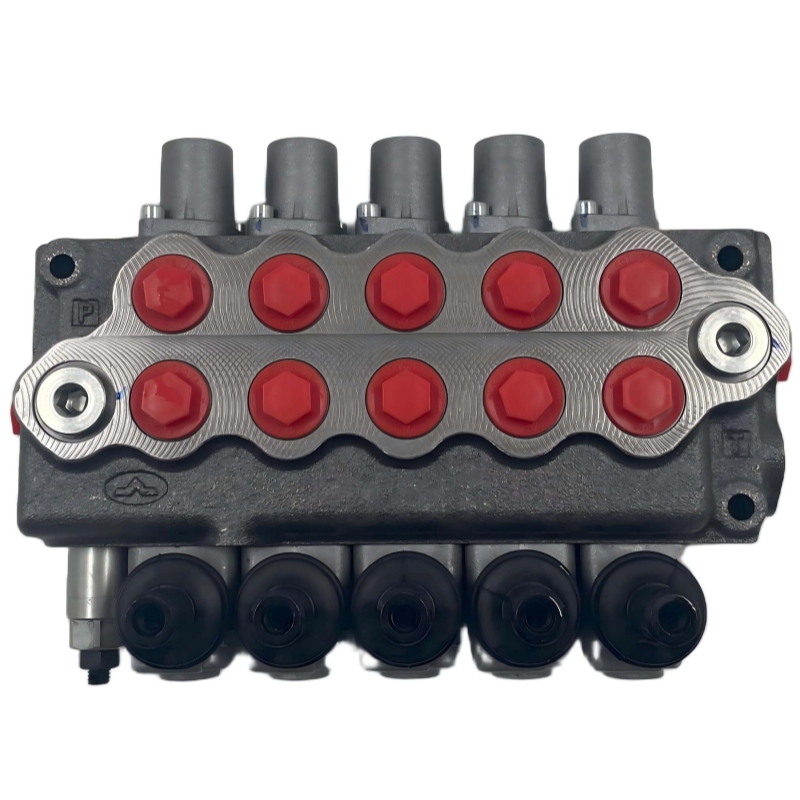 Valvoil SD5 / 5-P (KG3-160) / 18L / 18L / 18L / 18L / 18L / AET Válvula de control direccional manual de monobloque para la metalurgia Equipo hidráulico móvil marino 5 carrete