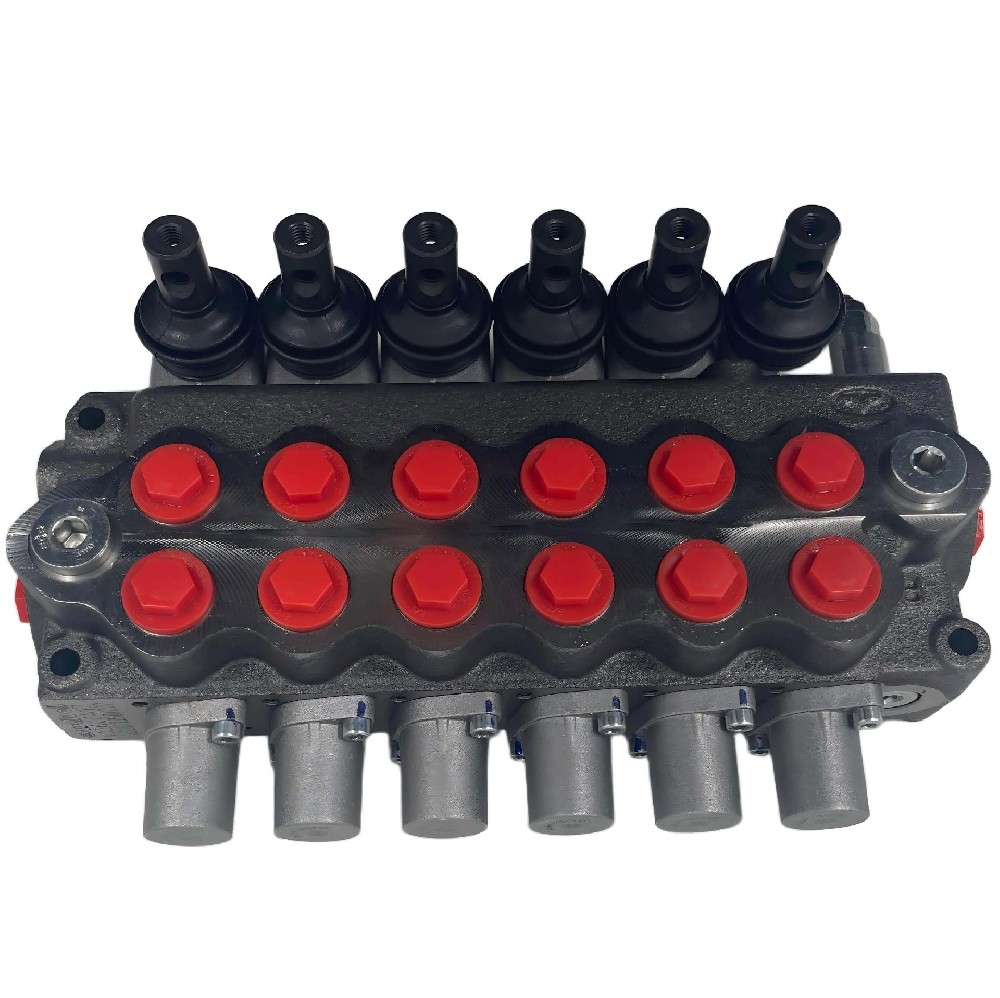Valvoil SD5 / 6-P (KG3-160) / 18L / 18L / 18L / 18L / 18L / 18L / AET Manual 6 Bobina Válvula direccional monobloque 45L / min 315bar Válvula hidráulica seccional