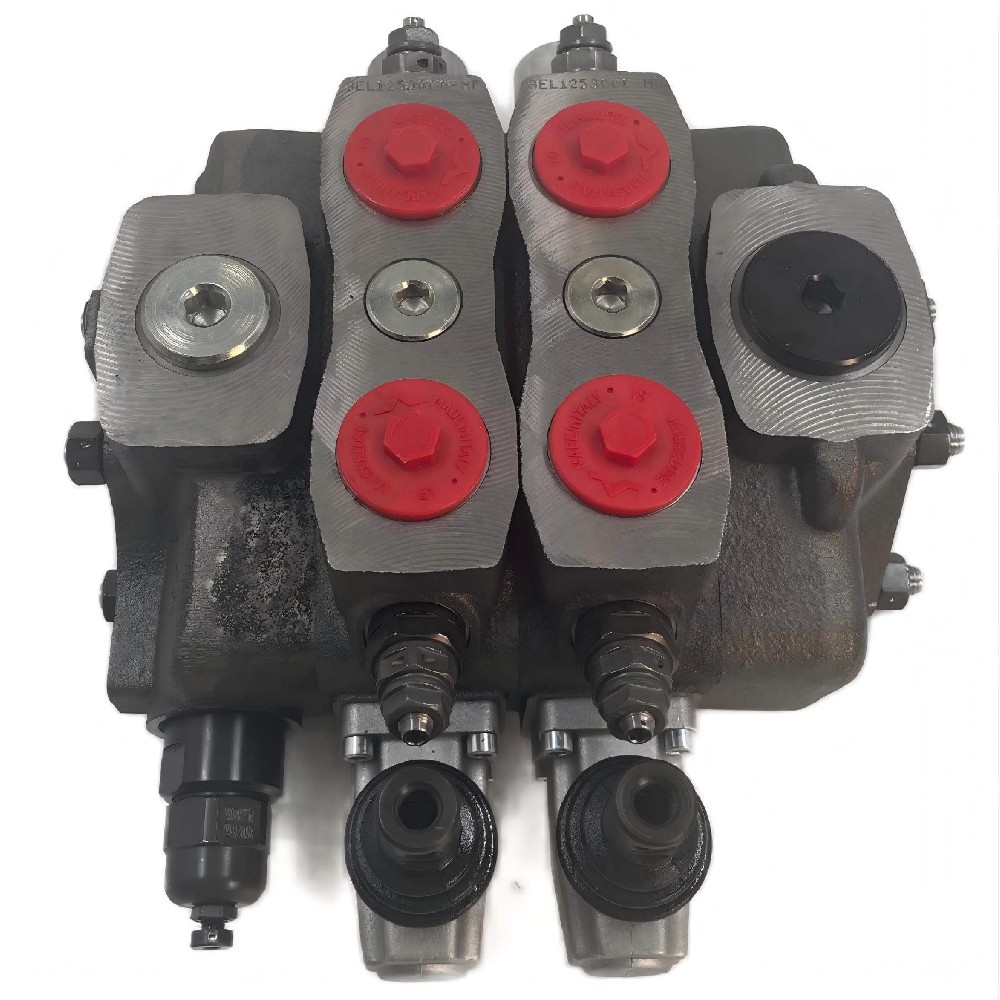 Valvoil SD25 / 2 / AC (XG-250) / 111L / 28L / RC Válvula de control direccional seccional 240 L / min Válvula hidráulica de centro abierto de 2 bobinas