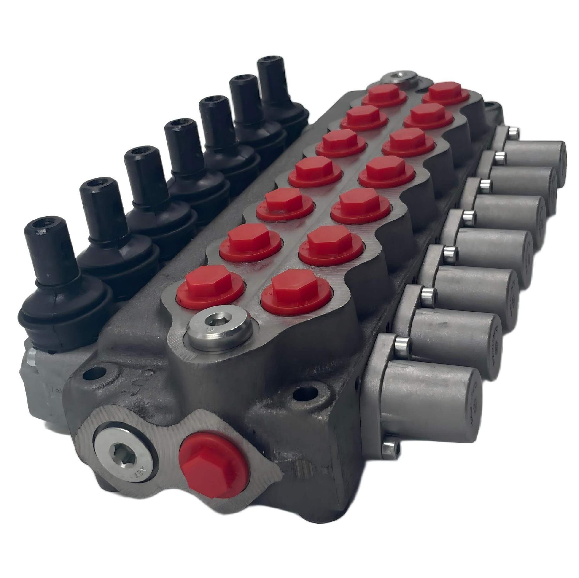 Válvula de palanca de control hidráulico manual Walvoil SD5/7-P(KG3-160)/18L/18L/18L/28L/28L/28L/28L/AET de 7 carretes para maquinaria móvil2.jpg