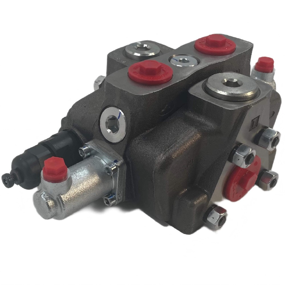 Válvula de control hidráulico seccional WALVOIL SD8/1/(XG-210)/28L/RC de 1 carrete, 80L/min, 315 bar, válvula direccional manual